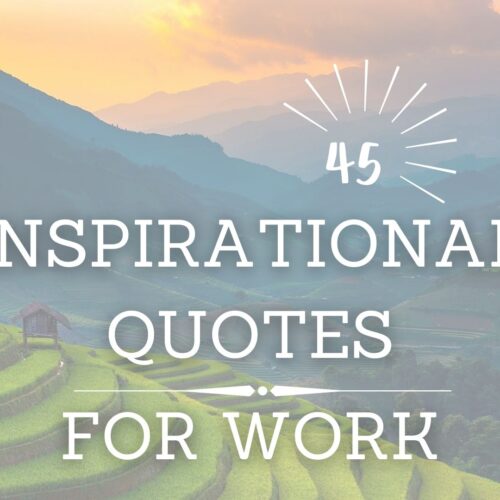 Read more about the article 45 Inspirational Quotes for Work